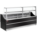 Mostrador vitrina refrigerada panel derechos 90°, sin reserva