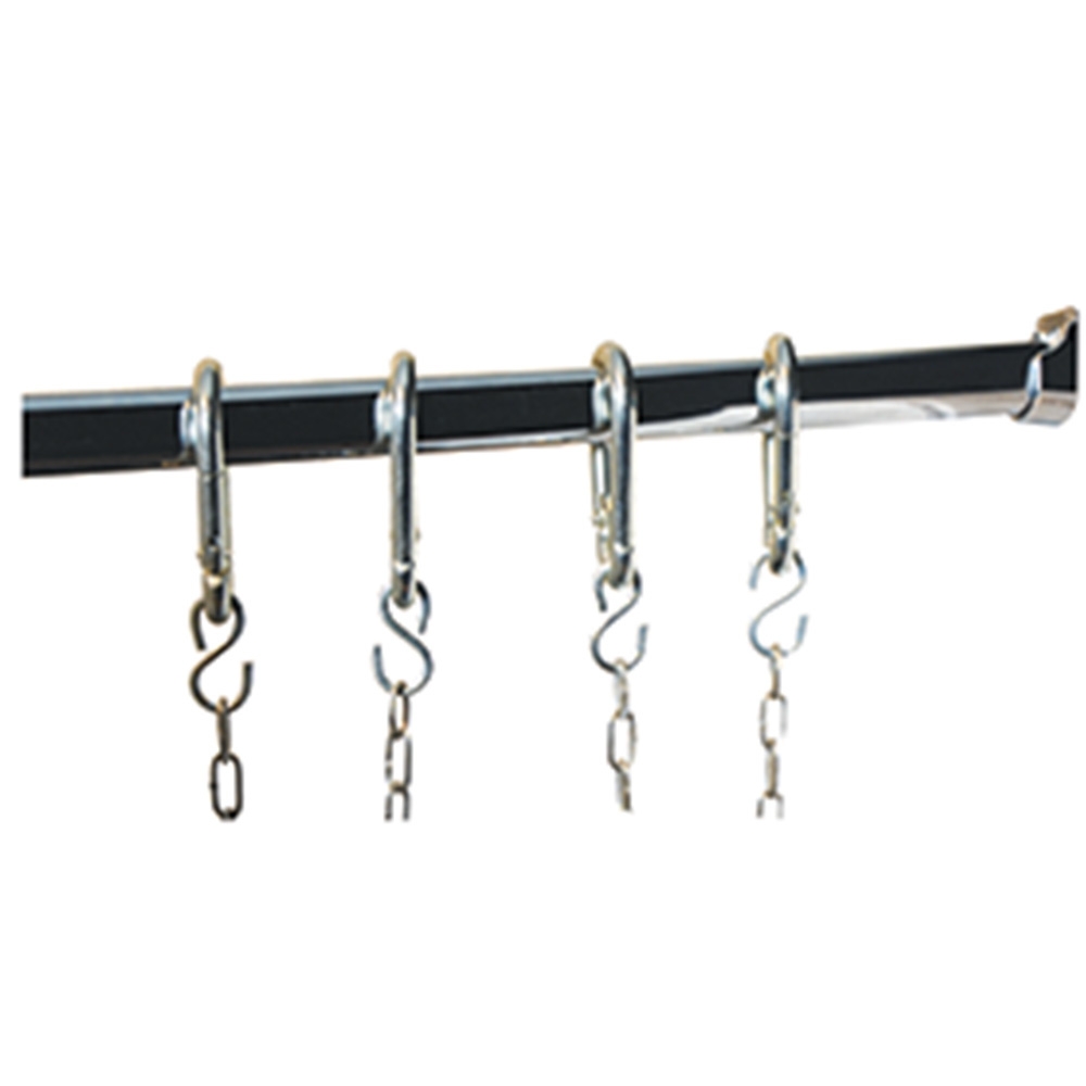 Kit charcuteria barra inoxy 4 ganchos  (complementarios)