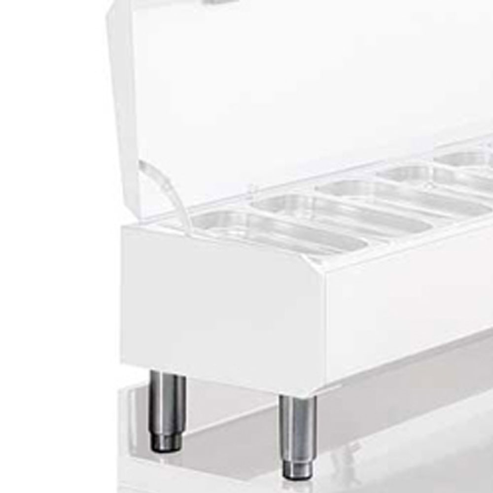 Kit de 4 pies en inox, ajustables (Compact Line)