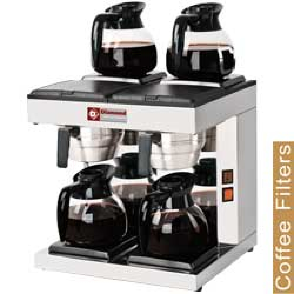Percolador de café - 2 grupo + 4 placas calentadoras