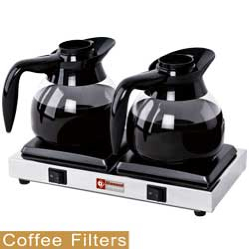 Planchas de calentamento para 2 carafas