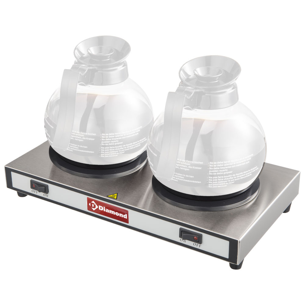 Planchas de calentamento para 2 carafas