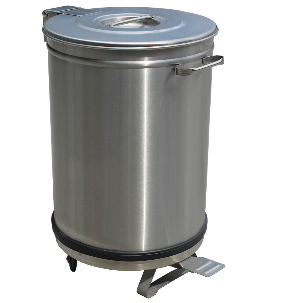 Basurero con tapa a pedal - 95 litros