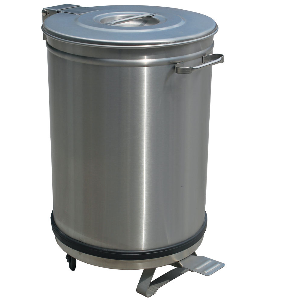 Basurero con tapa y pedal - 50 L.
