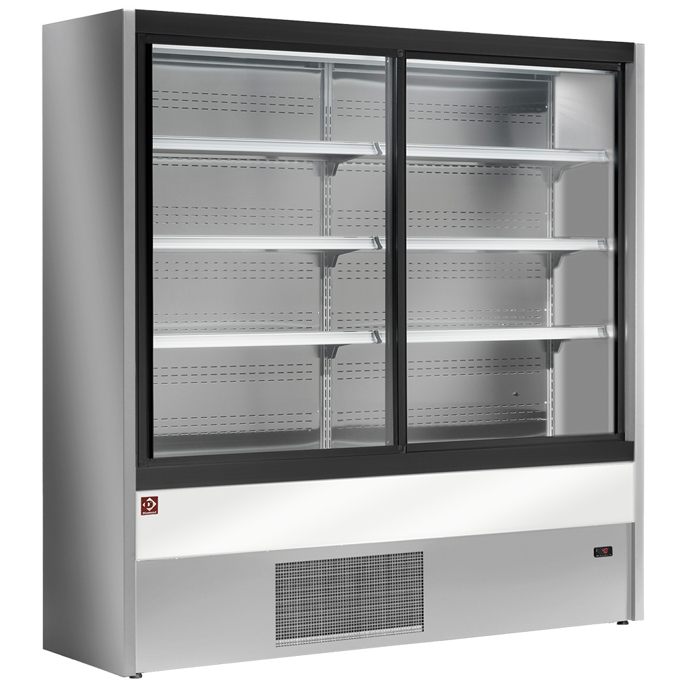 Mueble mural refrigerado, ventilado, - GRIS/BLANCO