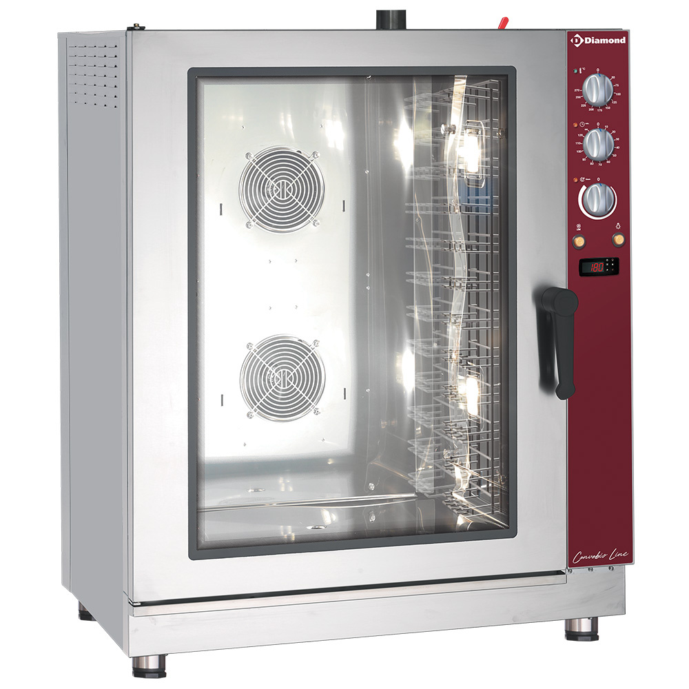 Horno de conveccion eléctrico 12x EN(GN) umidificator automatico