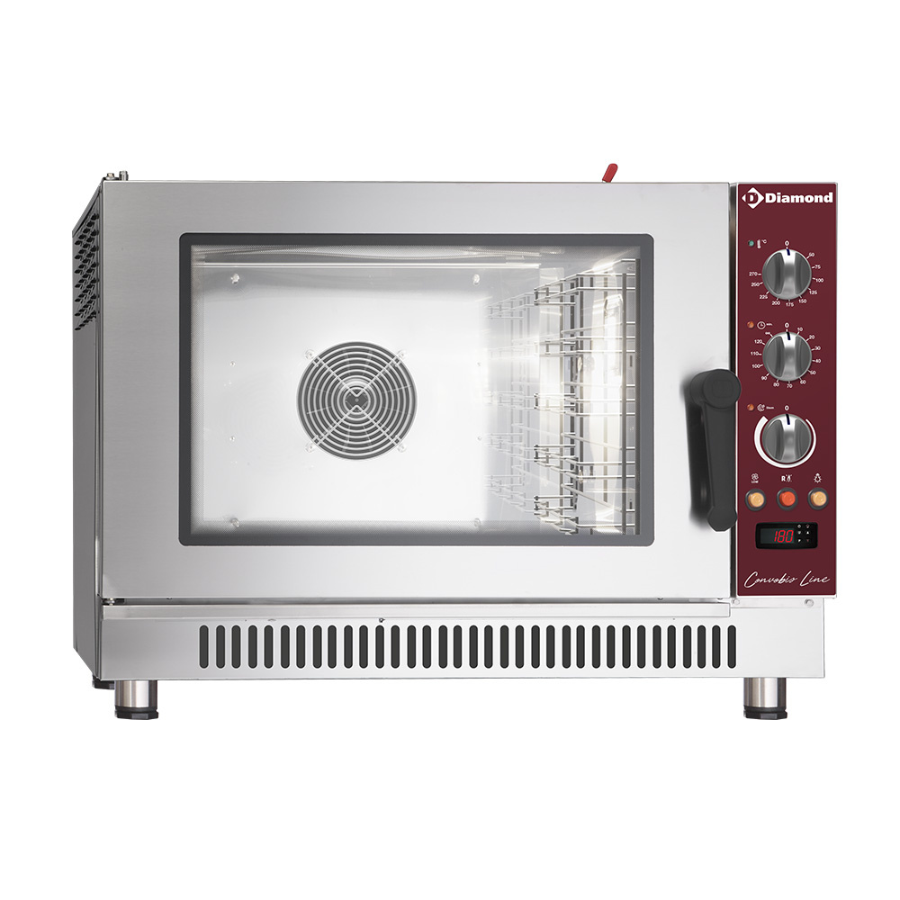 Horno de convexión de gas  5x EN(GN) umidificator automatico