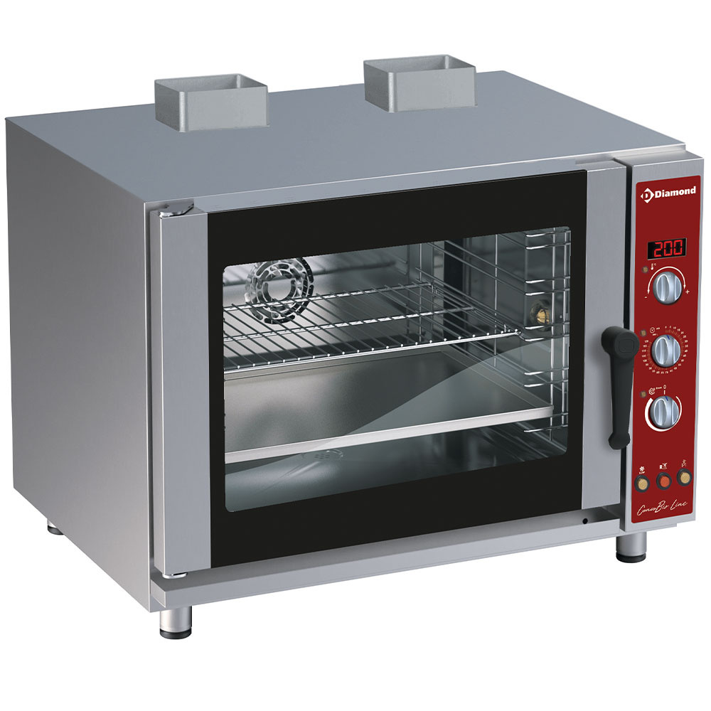 Horno de convexión de gas  5x EN(GN) umidificator automatico