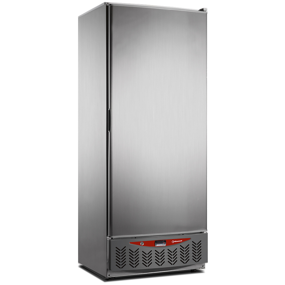 Frigorífico ventilado, 525 litros, GN2/1+600x400, acero inoxidable