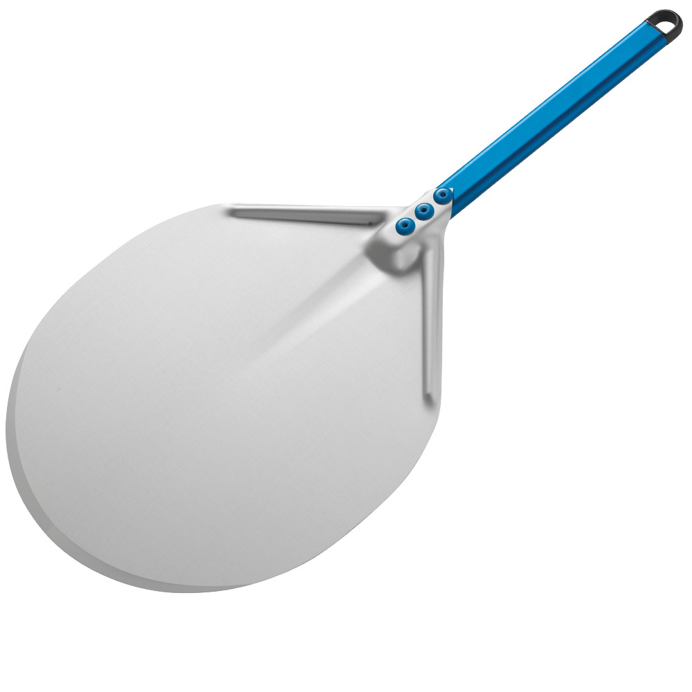 Pala de aluminio para pizza ø 330 mm, mango corto