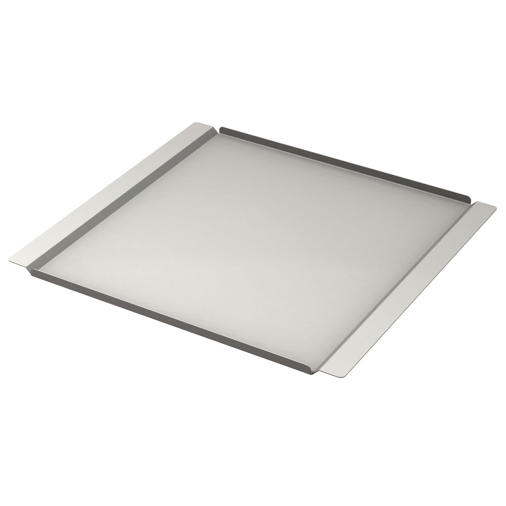 Plato en acero inoxidable 460x340 mm