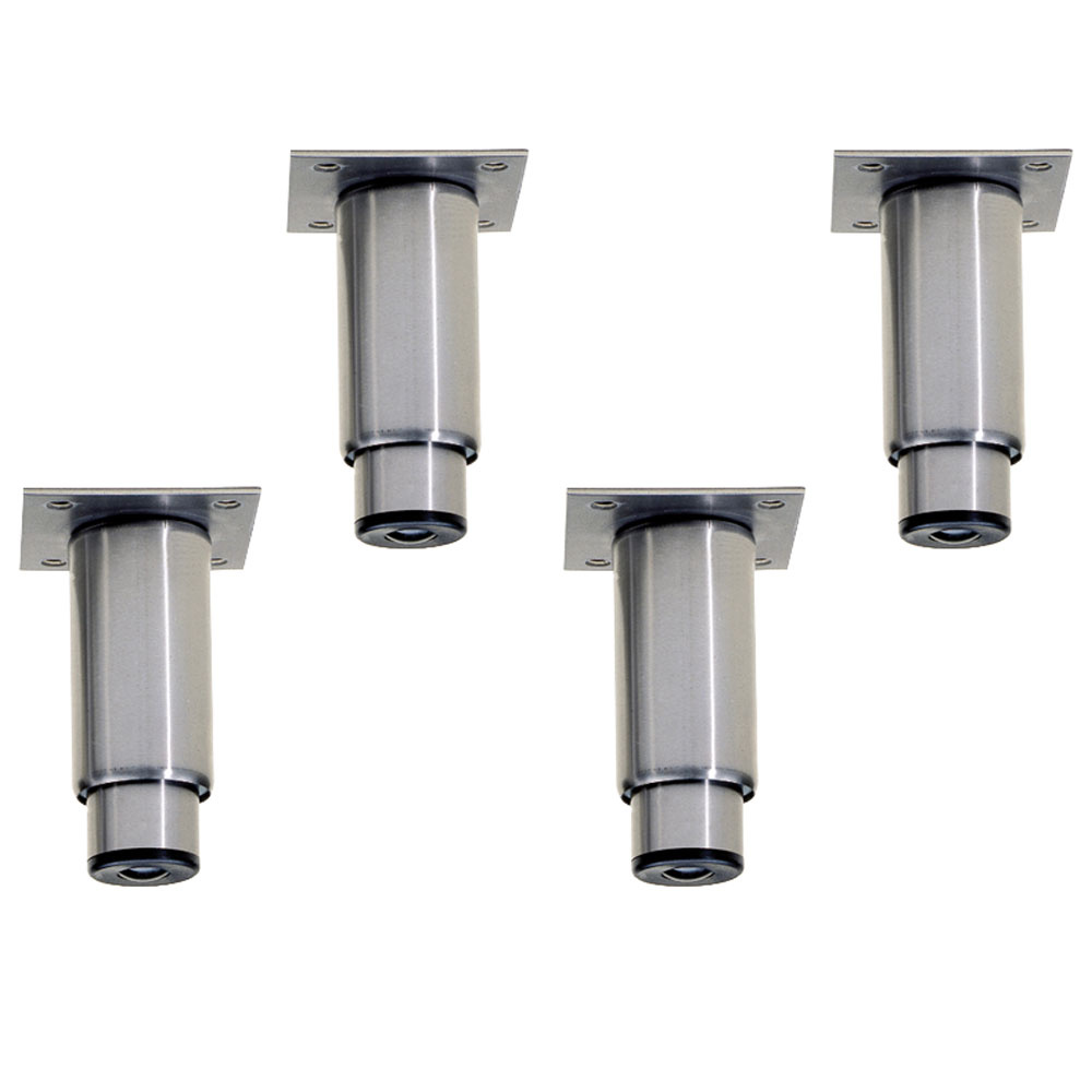 Kit de 4 patas reglables de inox por armarios