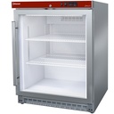 Frigorífico ventilado, puerta de vidrio, 150 litros. acero inoxidable