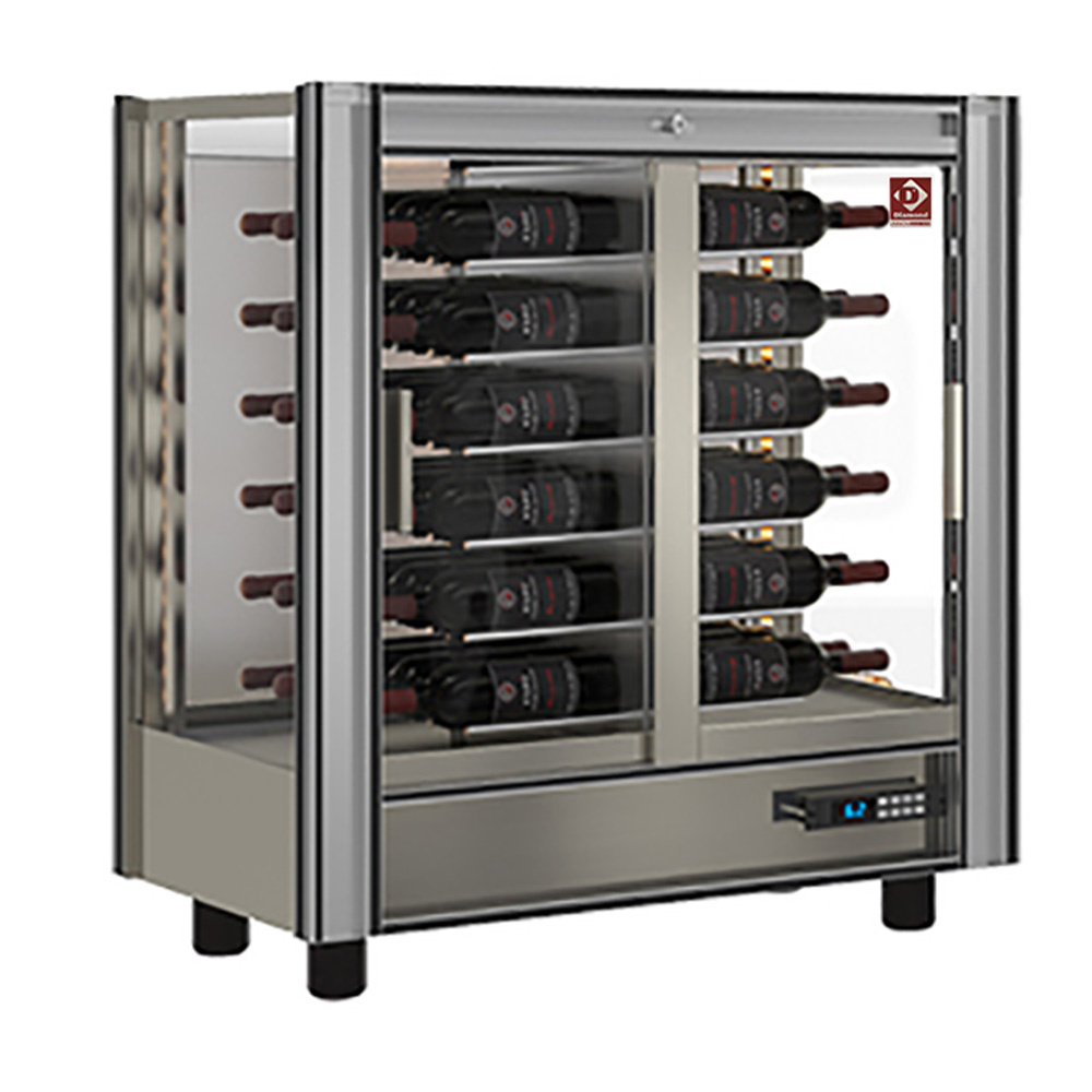 Mostrador refrigerado por vino lt216  - modulable