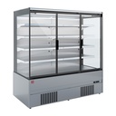 Mueble mural refrigerado, autoservicio, puertas batientes - FULL INOX