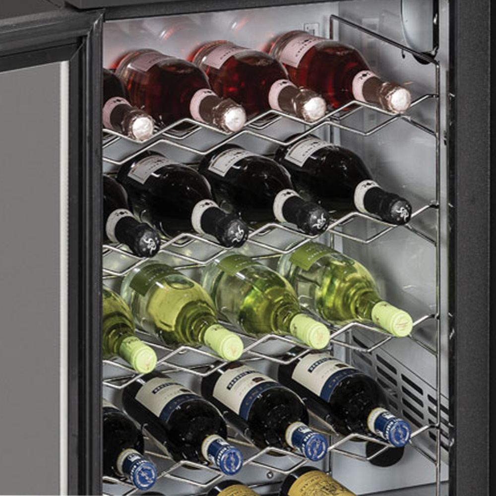 Kit de soporte cromados para botellas de vino para RLB-…