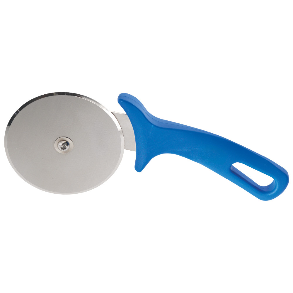 Cortador de pizza profesional, hoja afilada de acero inoxidable ø 100 y mango ergonómico