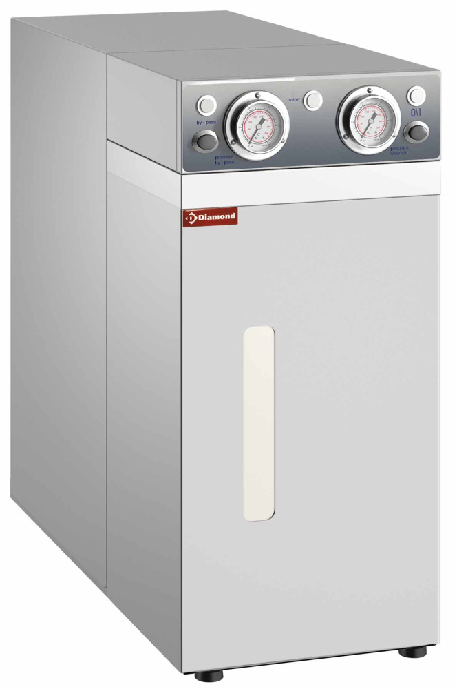 Osmonizador 150 litros/hora, vaso de expanción, monobloque inox