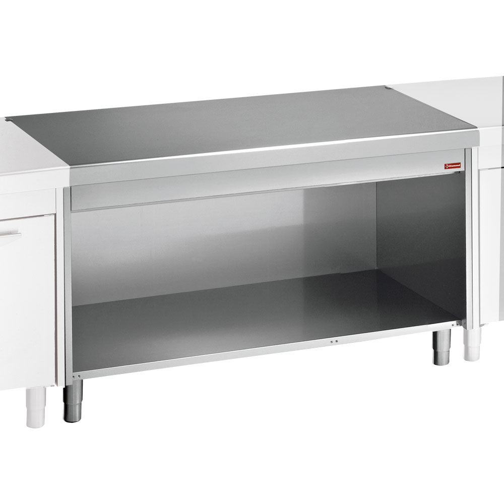 Elemento neutro sobre mueble abierto