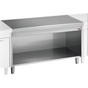 Elemento neutro sobre mueble abierto