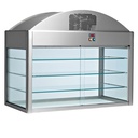 Vitrina enfriada con cortina