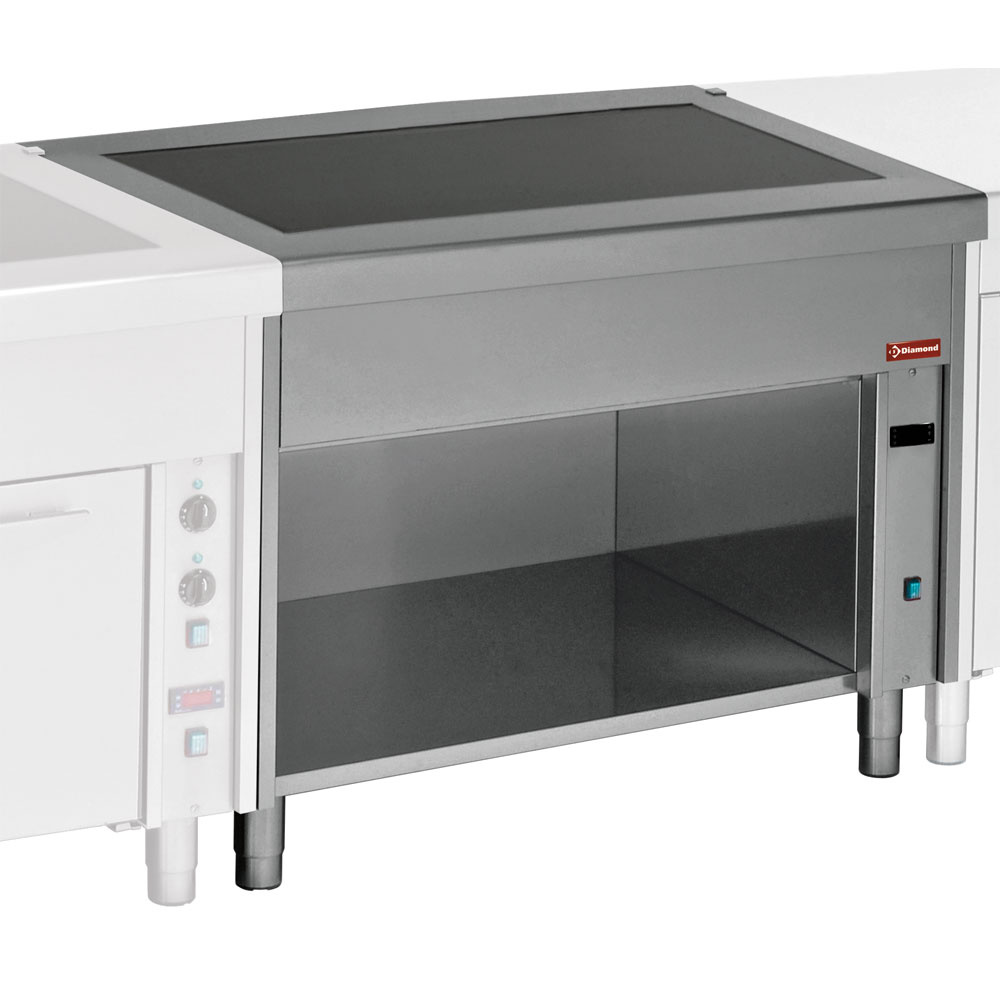 Elemento vitrocerámico su mueble 3x GN 1/1