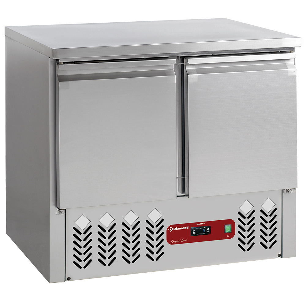 Mesa frigorífica compacta, 2 puertas GN 1/1, 240 Lit