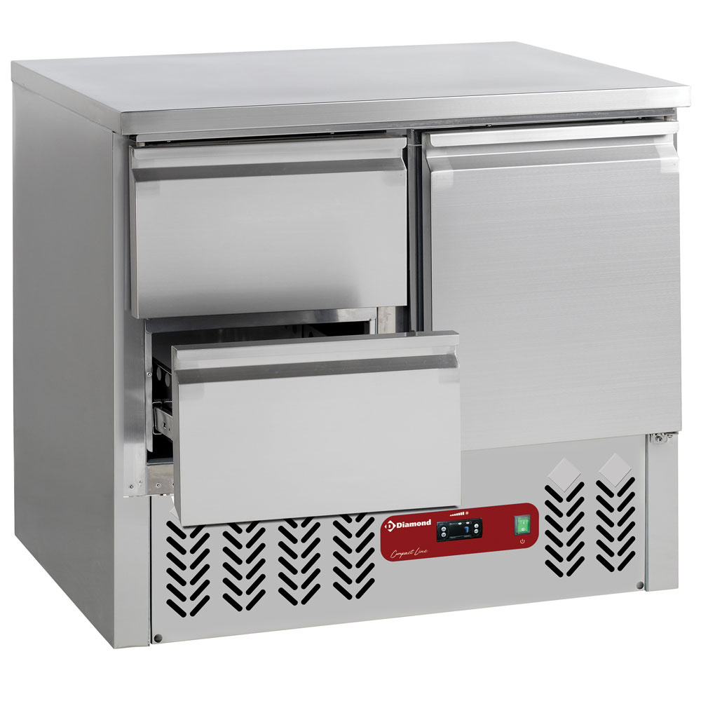 Mesa de refrigeración compuesta por :