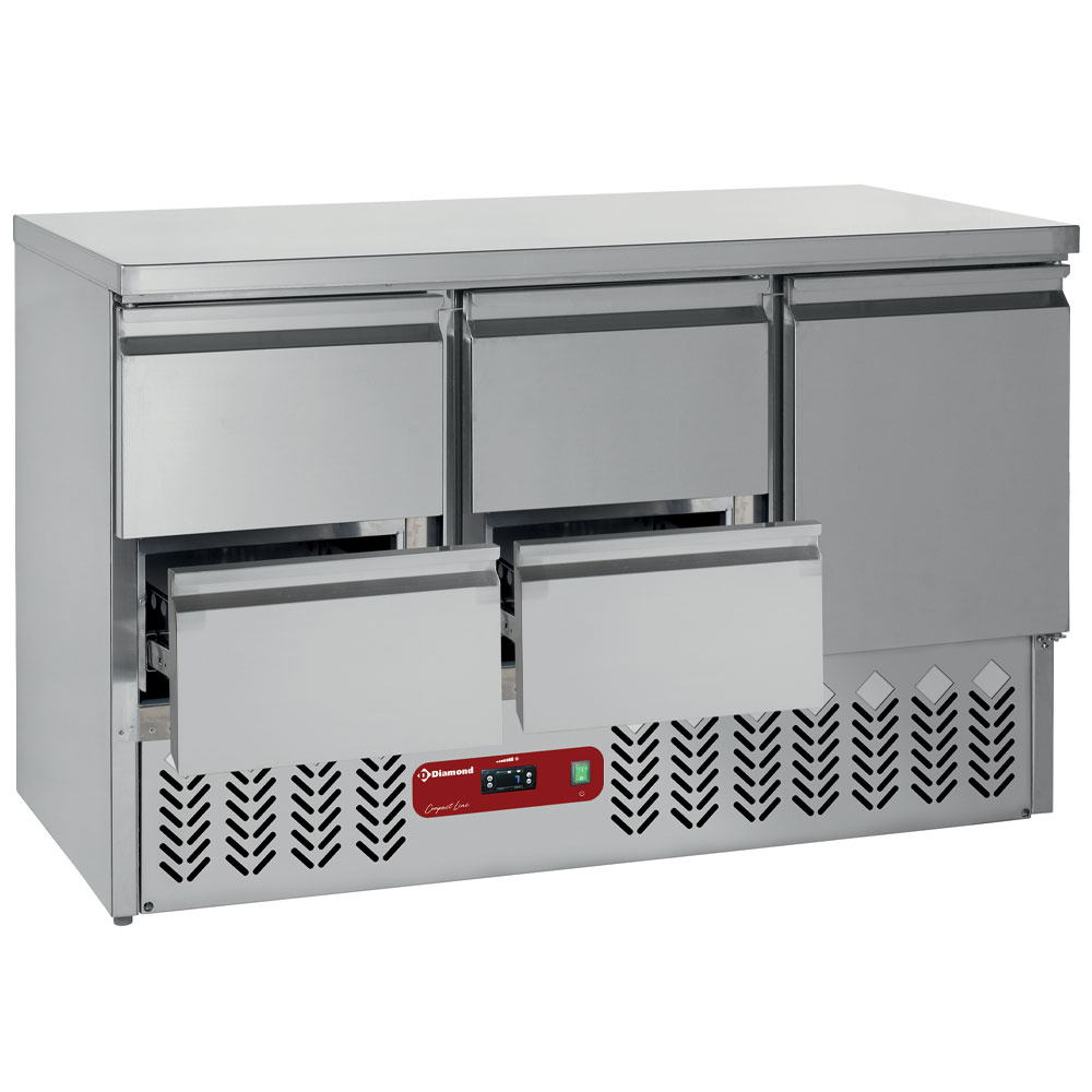 Mesa de refrigeración compuesta por :