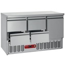 Mesa de refrigeración compuesta por :