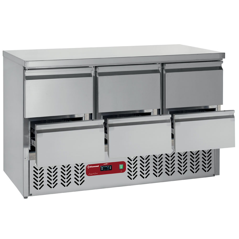 Mesa de refrigeración compuesta por :