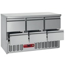 Mesa de refrigeración compuesta por :