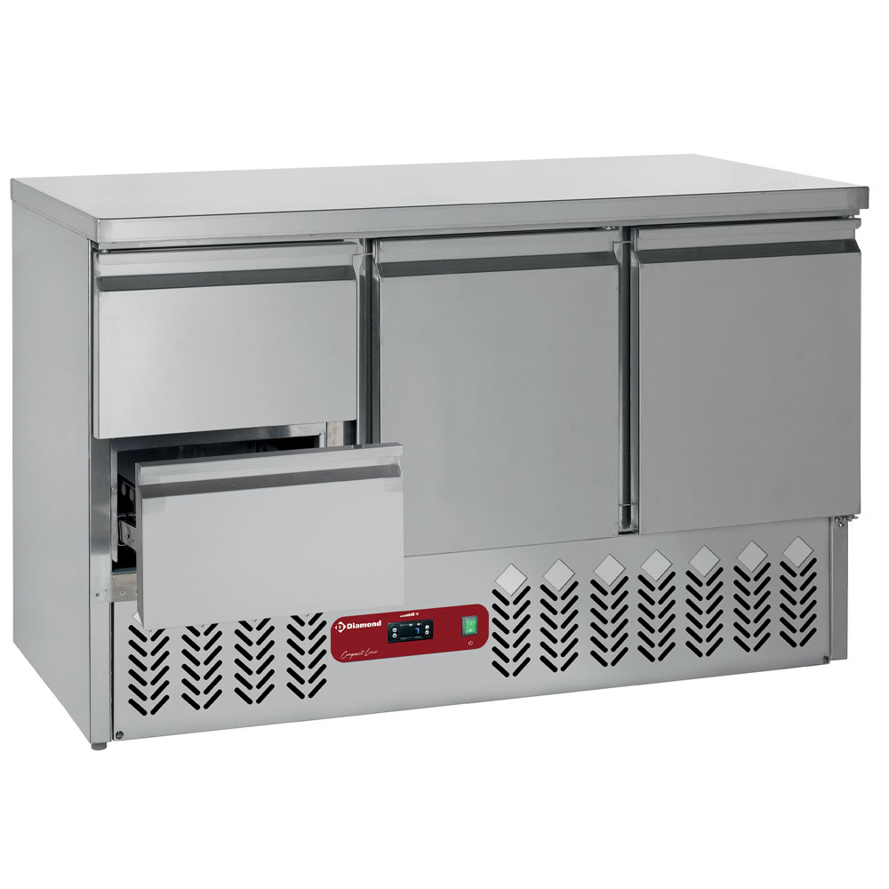 Mesa de refrigeración compuesta por :