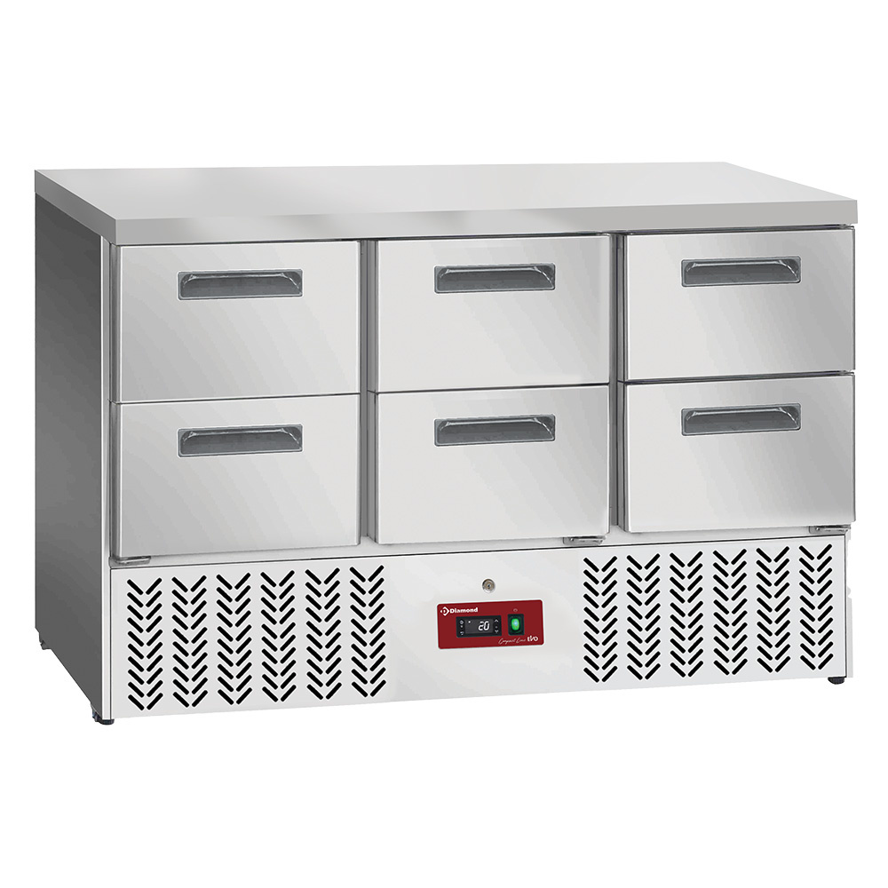 Mesa frigorífica 6x 1/2 cajones GN 1/1