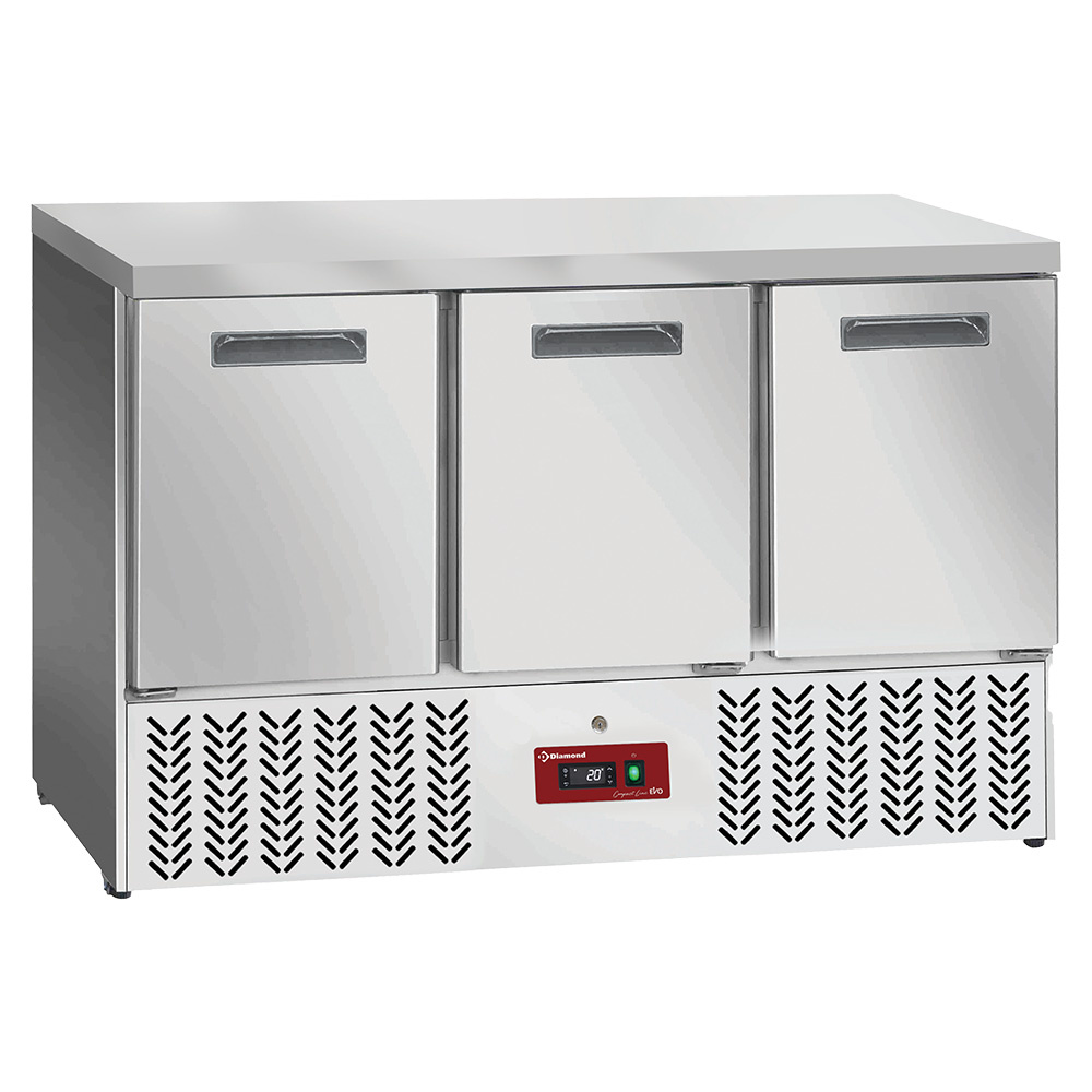 Mesa frigorífica 3 puertas GN 1/1