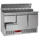 Mesa de refrigeración compuesta por :