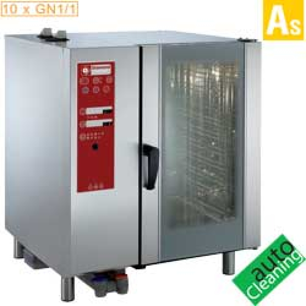 Hornos vapor por caldera y convección 10x GN 1/1+ Cleaning