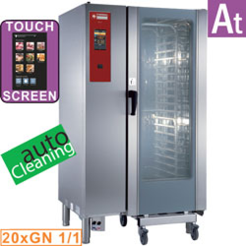Horno gas "TOUCH" vapor por caldera y convexión 20xGN1/1+ Cleaning - AGA