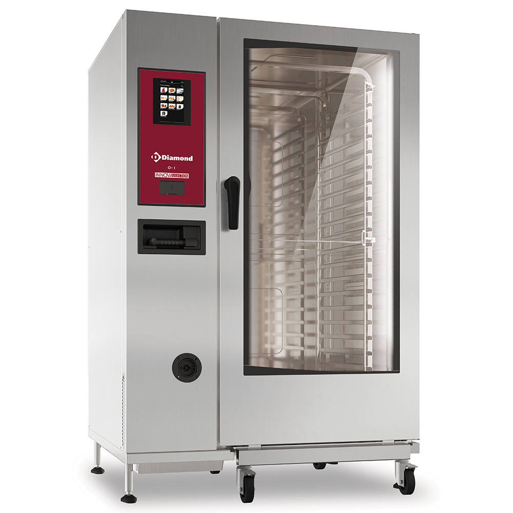 Horno gas "TOUCH" vapor por caldera y convexión 20xGN2/1+ Cleaning