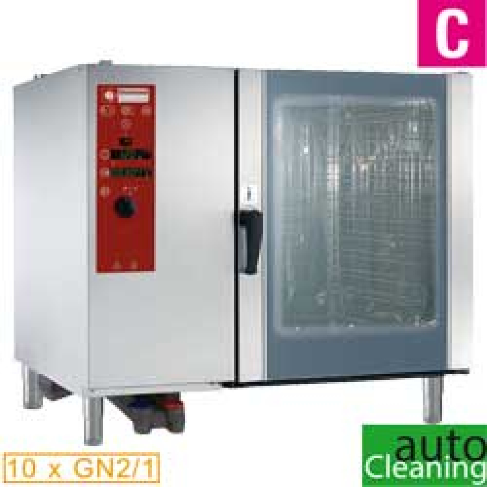 Hornos vapor directo y convección 10x GN2/1 con "automatic cleaning system"