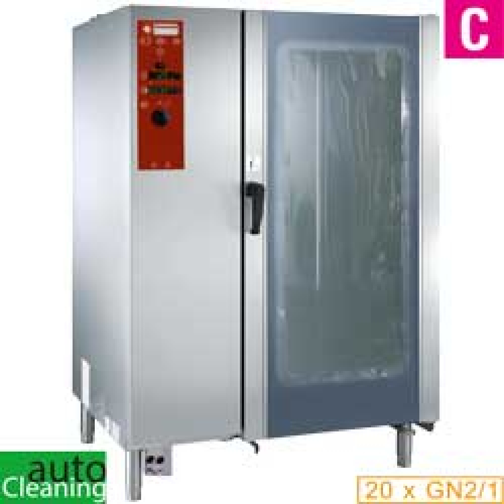 Hornos vapor directo y convección 20x GN2/1 con "automatic cleaning system"