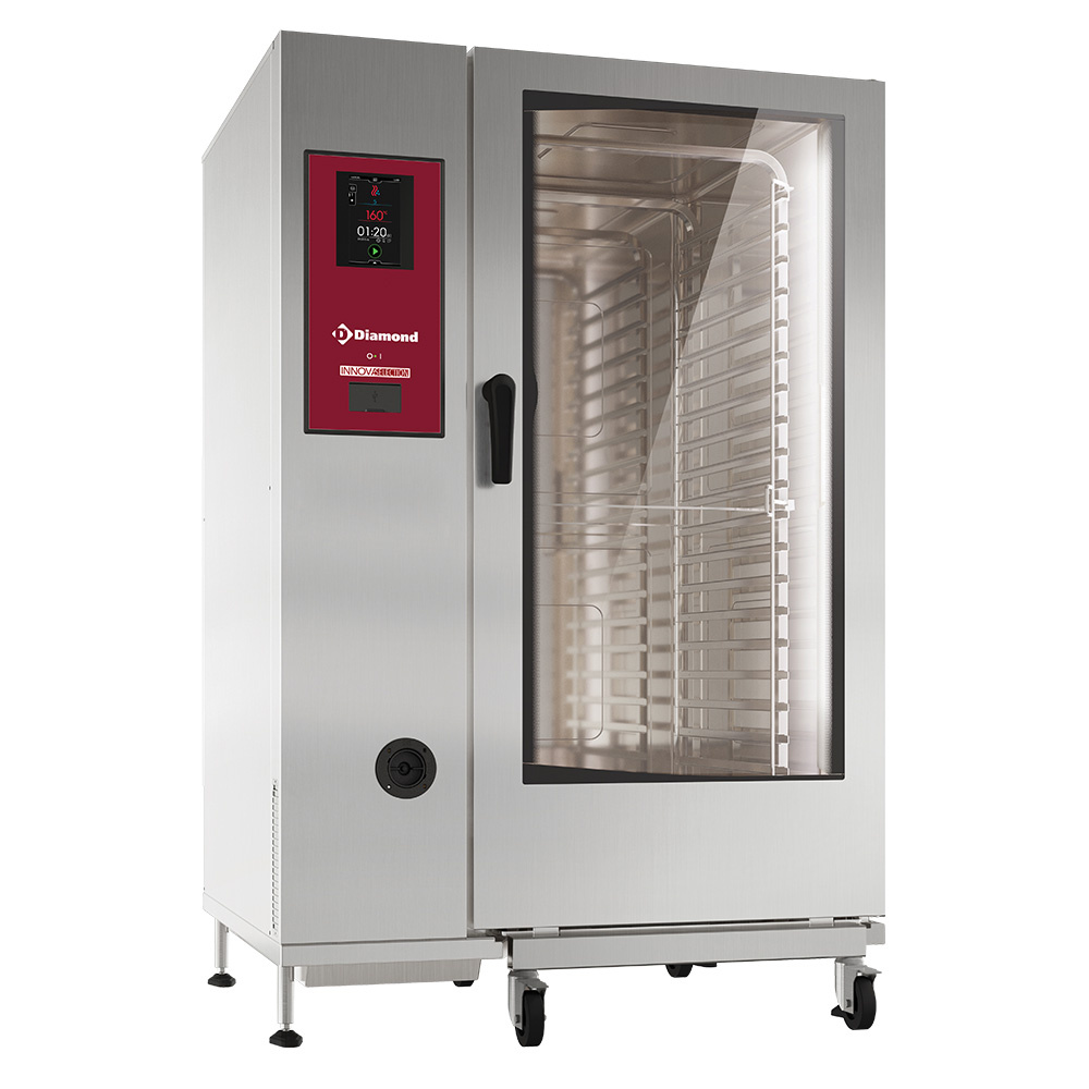 Horno gas "TOUCH" vapor directo y convección 22xGN2/1+ Cleaning