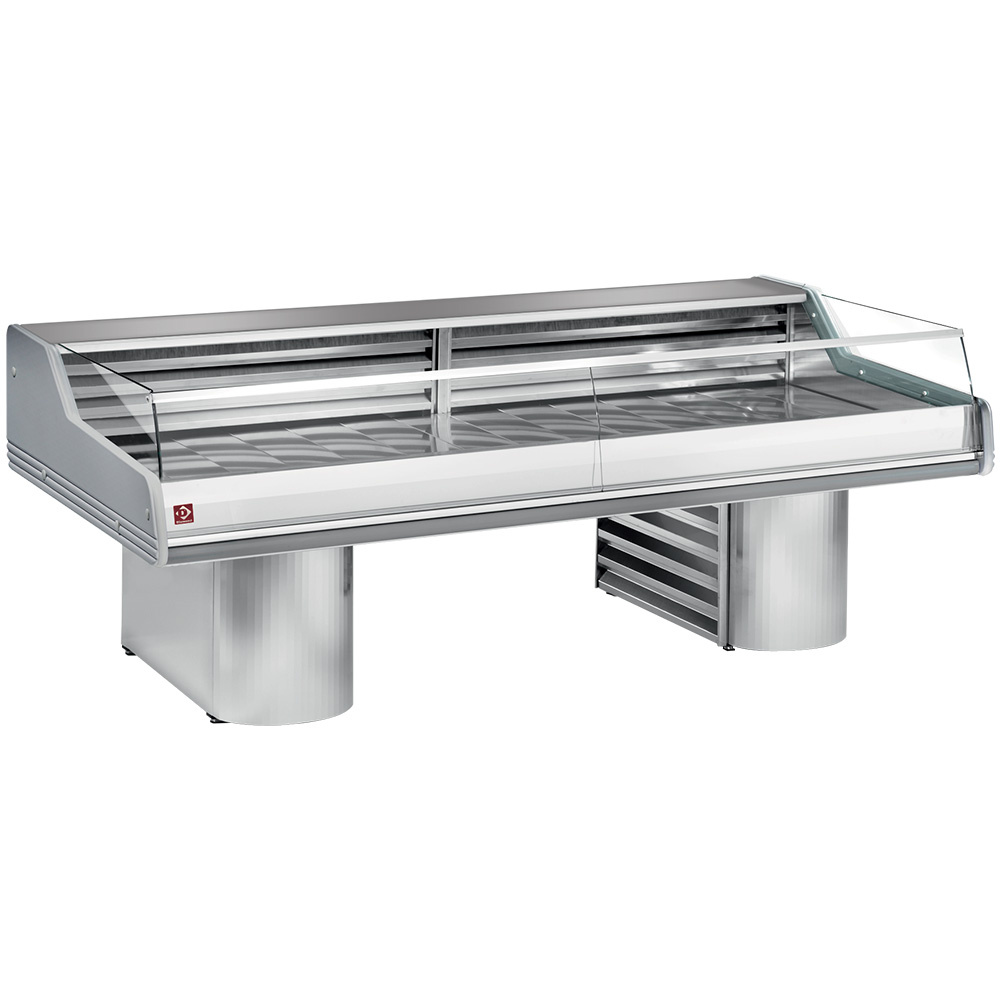 Mostrador refrigerado de cristal "Self-Service", su zocalos
