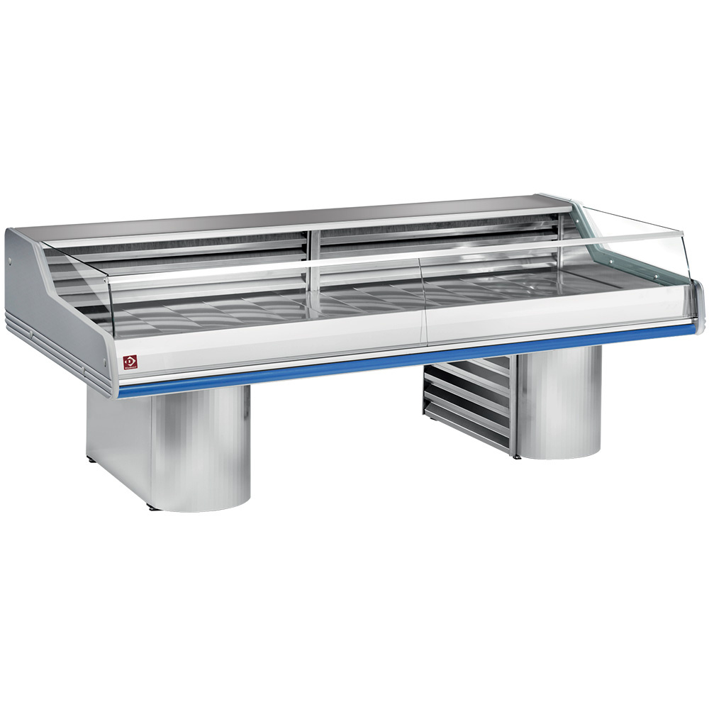 Mostrador refrigerado de cristal "Self-Service", su zocalos