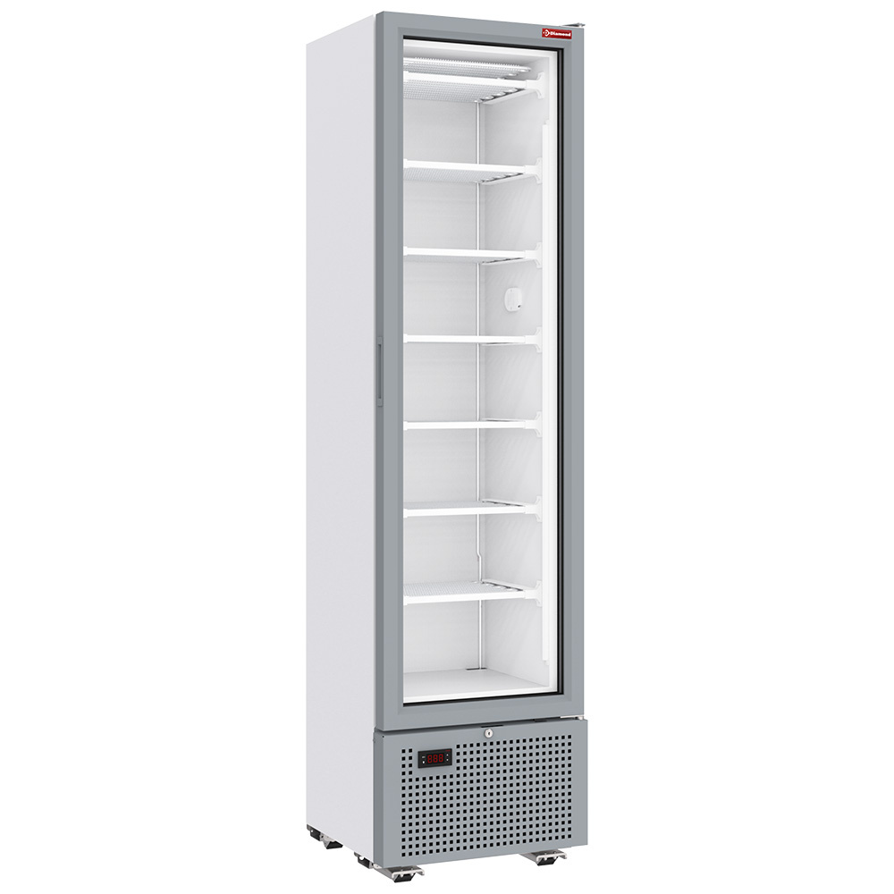 Vitrina refrigerada negativa 221 litros - 7 niveles fijos - BLANCA