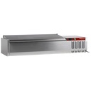 Estructura refrigerada 5x GN 1/4 - 150 mm, con tapa en acero inoxidable