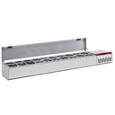 Estructura refrigerada GN 10x1/4, 1x1/9, con tapa