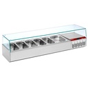 Estructura refrigerada GN 6x1/3, con cristal derecho