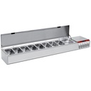 Estructura refrigerada GN 10x1/3, con tapa