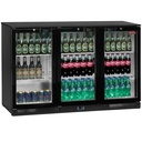 Enfriador de botellas, ventilado, "Back Bar" , 3 puertas batientes